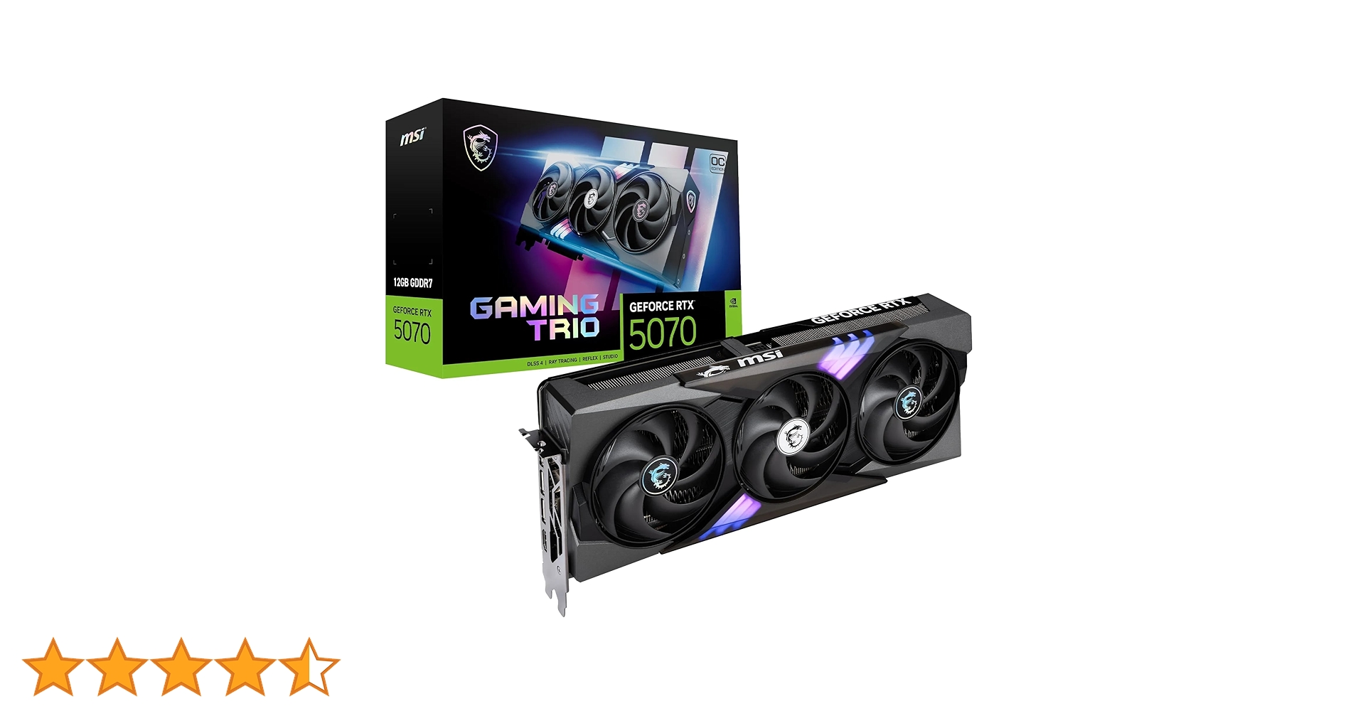 MSI GeForce RTX 5070 12G Gaming Trio OC : Amazon.ca: Electronics
